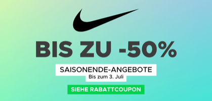 Angebote zum Saisonende bei Nike: Bis zu 50% Rabatt auf