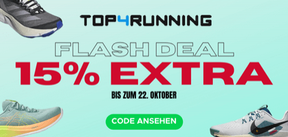 Top4Running FLASH DEAL: -15% Rabatt aud ausgewählte Artikel