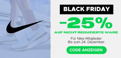 Black Friday Nike: -25% AUF DIE GESAMTE WEBSITE 