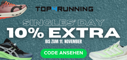 10 % EXTRA-Rabatt auf Hunderte von Top-Verkaufsschuhen bei Top4running: exklusiver Gutschein