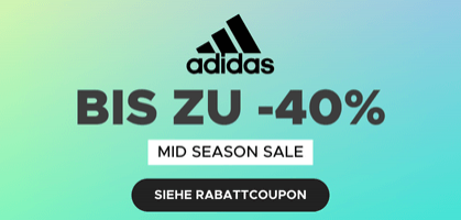 adidas: Mid-Season-Sale mit bis zu 40% Rabatt