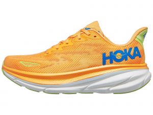 HOKA Clifton 9 Herren Laufschuh Solar Flare/Lettuce