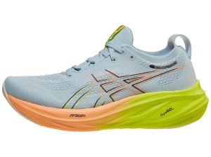 ASICS Gel Nimbus 26 Paris Damen Laufschuh Grau/Gelb