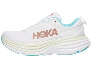 HOKA Bondi 8 Damen Laufschuh Frost/Rose Gold