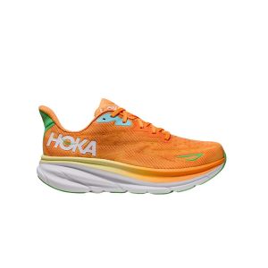 Hoka Clifton 9 Orange Grün SS24 Schuhe