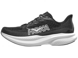 HOKA Mach 6 (Breit) Herren Laufschuh  Schwarz/Weiß