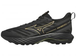 Mizuno Wave Rider GTX 2 Herren Laufschuh Black/Gloden Halo