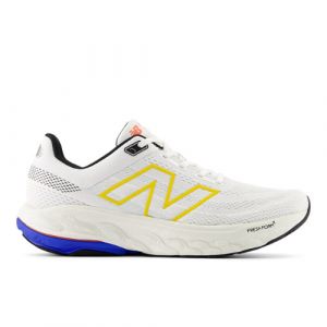 New Balance Herren Fresh Foam X 860v14 in Weiß/Blau/Orange, Synthetic, Größe 44