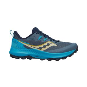 Saucony Peregrine 14 Marineblau Braun AW24 Damenschuhe