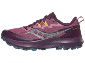 Saucony Peregrine 14 Damen Laufschuh Plum/Eggplant