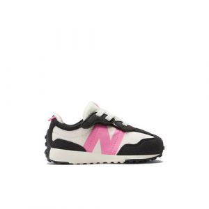 New Balance Kinder 327 NEW-B HOOK & LOOP in Schwarz/Rosa