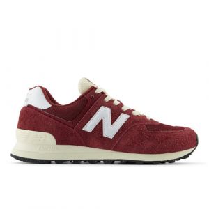 New Balance Unisex 574 in Rot/Weiß/Beige