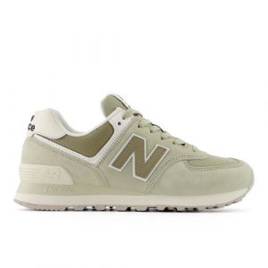 New Balance Damen 574 in Grün/Beige/Grau