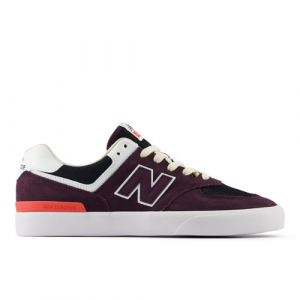 New Balance Unisex NB Numeric 574 Vulc in Violett/Weiß