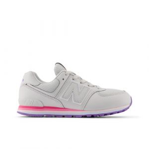 New Balance Kinder 574 in Grau/Rosa