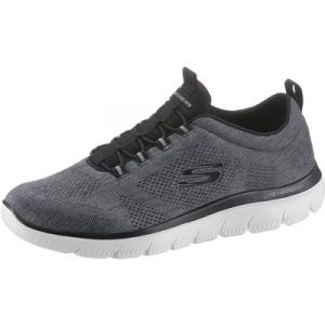 Skechers Slip-On Sneaker "SUMMITS", Freizeitschuh, Slipper, Komfortschuh mit Gummizug zum Schlupfen