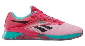 reebok nano x4 cross trainingsschuhe pink blau damen