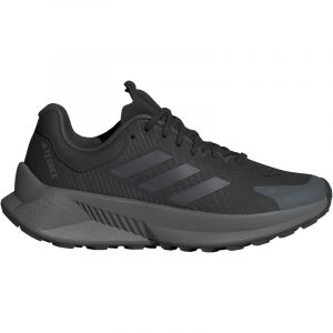 adidas TERREX Soulstride Flow GORE-TEX Trailrunning-Laufschuhe Damen JI1675 - core black/grey six/semi impact orange 42 2/3