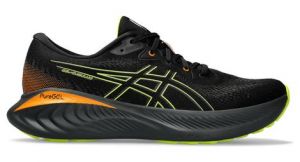 asics gel cumulus 25 gtx laufschuhe schwarz gelb orange herren