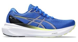 asics gel kayano 30 laufschuhe blau gelb herren