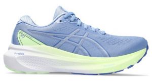 asics gel kayano 30 blau gelb damen laufschuhe