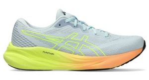 asics gel pulse 15 laufschuhe blau orange gelb damen