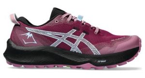 damen trailrunningschuhe asics gel trabuco 12 pink schwarz