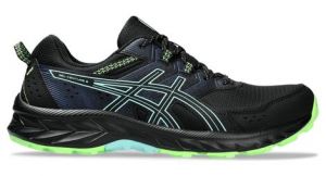 trailrunning schuhe asics gel venture 9 schwarz grun