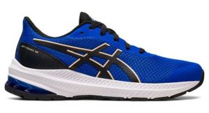 asics gt 1000 12 gs laufschuhe blau schwarz kinder