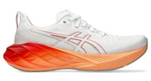 asics novablast 4 laufschuhe weis orange herren