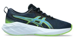 asics novablast 4 gs kinder runningschuhe blau grun