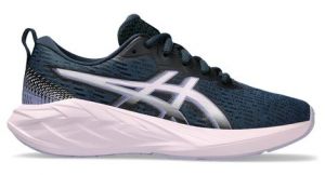 asics novablast 4 gs kinder runningschuh blau pink