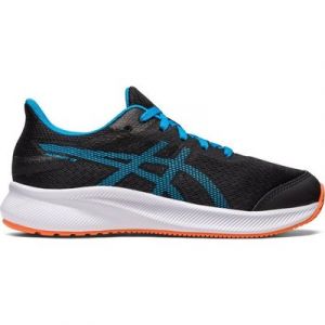 Asics PATRIOT 13 GS BLACK/ISLAND BLUE Laufschuh