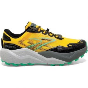 Brooks Caldera 7 Lemon Chrome/Black/Sedona Sage Trailrunningschuh