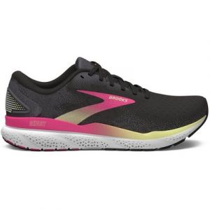 Brooks Ghost 16 BLACK/PINK/YELLOW Laufschuh