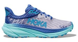 hoka challenger 7 trailrunning schuh blau damen