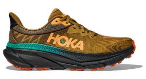 hoka challenger 7 trailrunning schuhe braun  orange herren