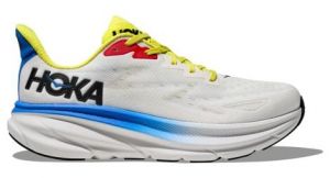 hoka one one clifton 9 laufschuhe weis mehrfarbig herren