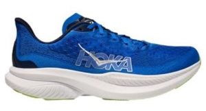 hoka mach 6 running schuhe blau weis herren