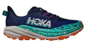 hoka speedgoat 6 orange pink damen trailrunning schuhe