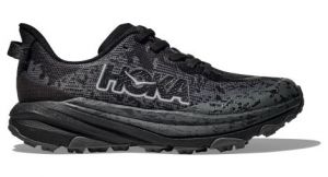 hoka speedgoat 6 youth trailrunning schuhe schwarz grau kinder