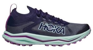 trail running schuh women hoka zinal 2 blau violett