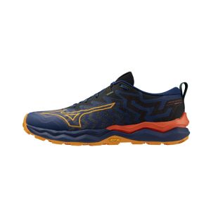 Mizuno Wave Daichi 8 Marineblau Orange AW24 Schuhe