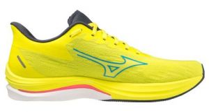 mizuno wave rebellion sonic running schuh gelb