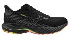 mizuno wave rider 28 schwarz unisex running schuh