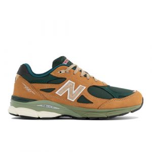 New Balance Herren Made in USA 990v3 in Braun/Grün