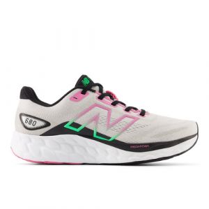 New Balance Damen Fresh Foam 680 v8 in Grau/Schwarz/Rosa/Grün, Textile, Größe 41