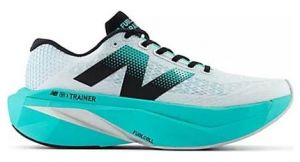 running schuhe new balance fuelcell supercomp trainer v3 weis blau herren