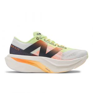 New Balance Damen FuelCell SuperComp Elite v4 in Weiß/Grün/Orange