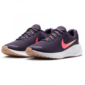 NIKE Revolution 7 Road Laufschuhe Damen 500 - dark raisin/crimson tint-white-hot punch 42.5